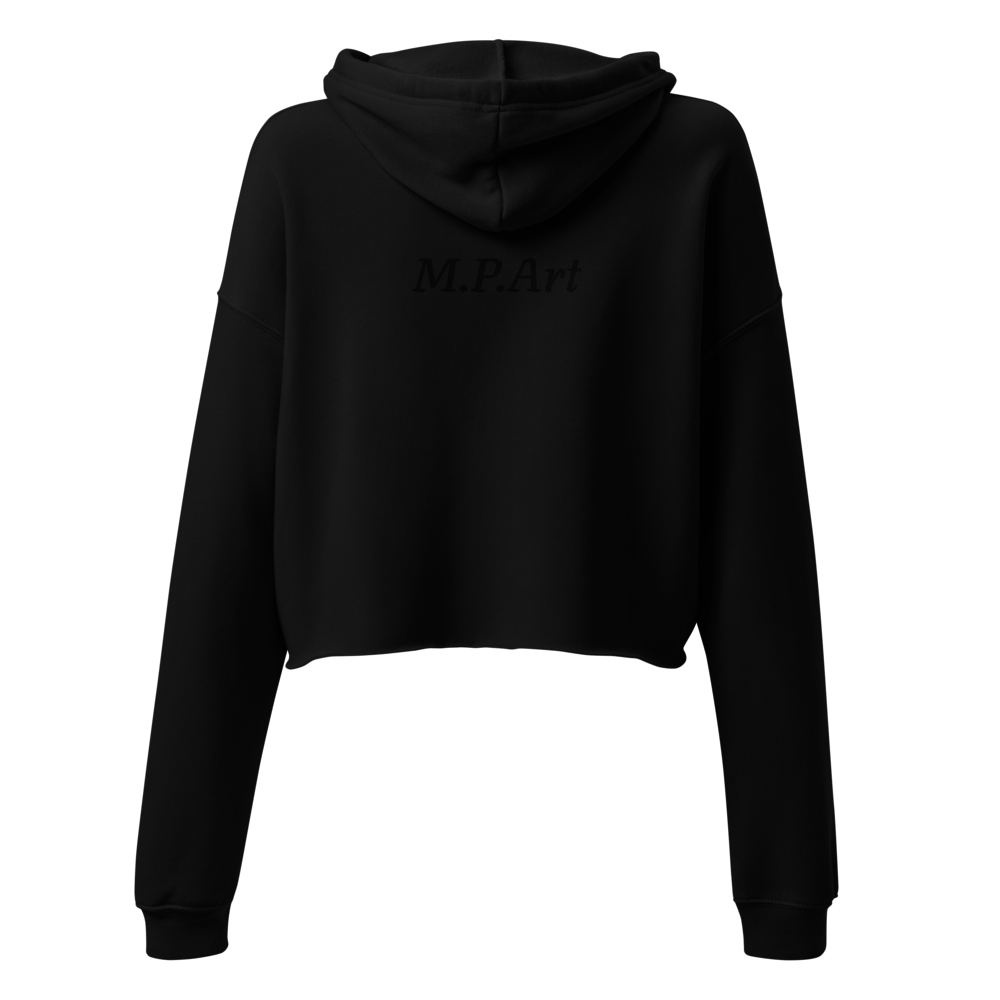 Crop Hoodie with Original Artwork - M.P.Art