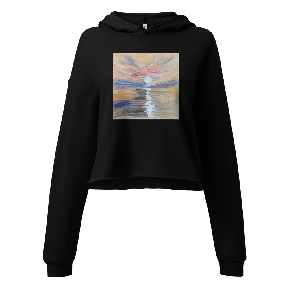 Crop Hoodie with Original Artwork - M.P.Art