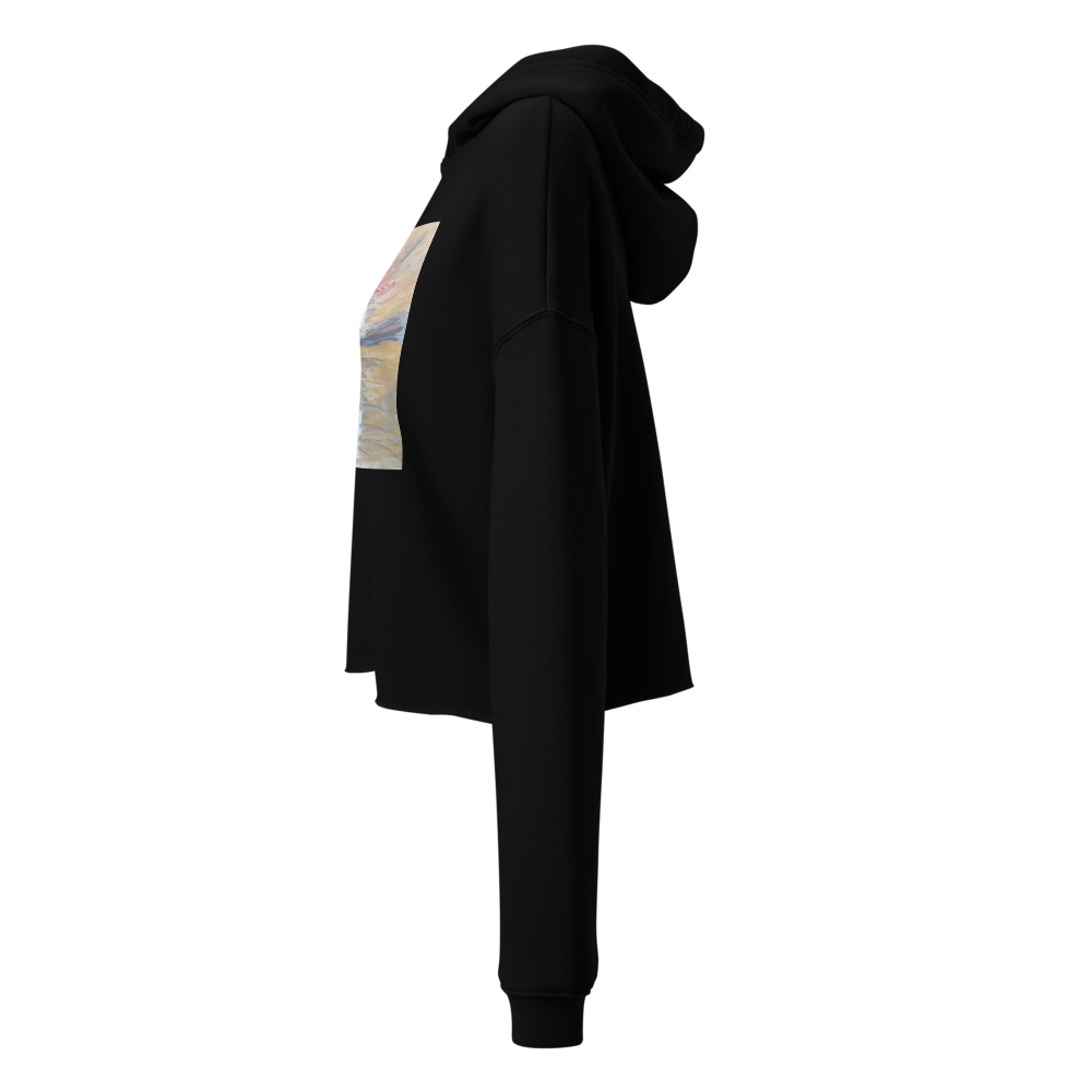 Crop Hoodie with Original Artwork - M.P.Art