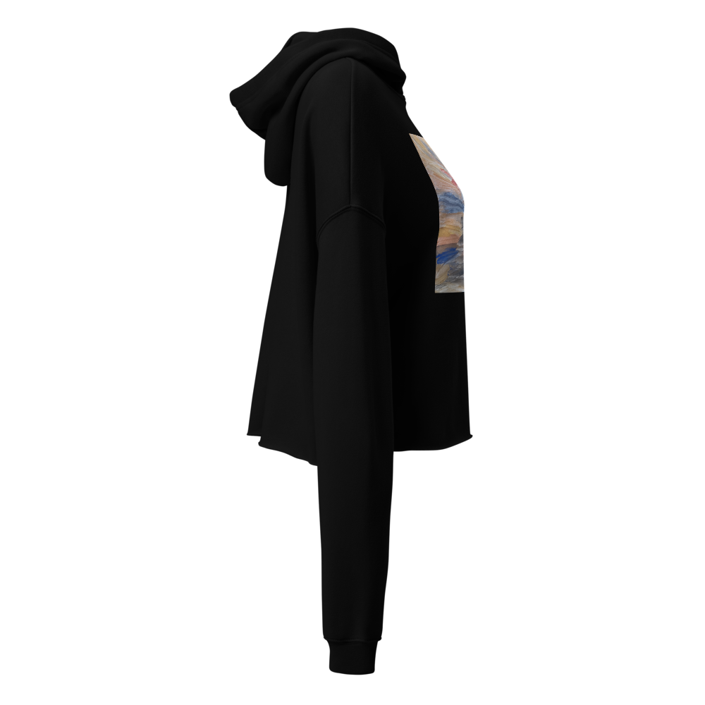 Crop Hoodie with Original Artwork - M.P.Art