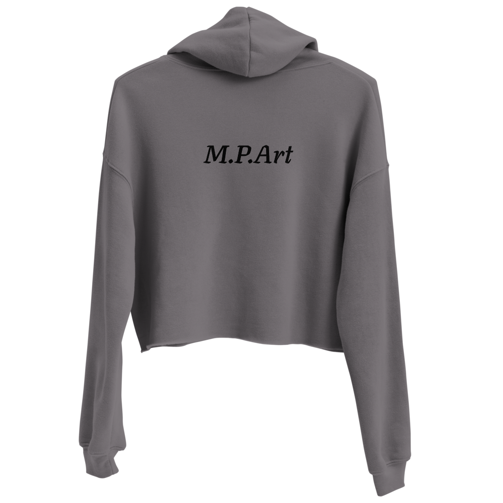 Crop Hoodie with Original Artwork - M.P.Art