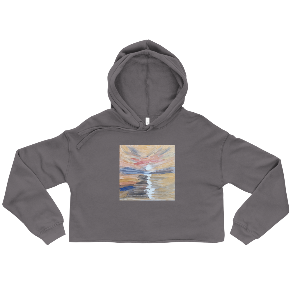 Crop Hoodie with Original Artwork - M.P.Art