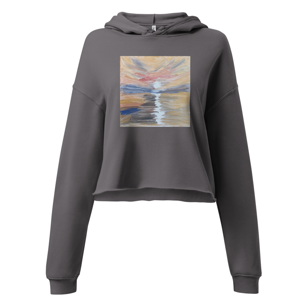 Crop Hoodie with Original Artwork - M.P.Art